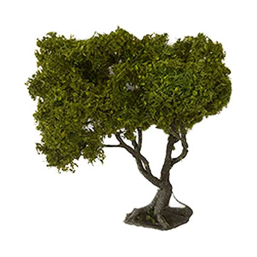 OO Scale Premium 30 Foot Handcrafted Oak Tree - Moss Green