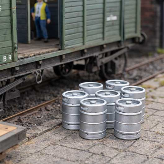 OO Scale Ready to Paint Beer Keg