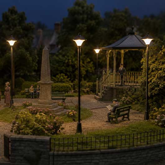Scala OO | Lampada da parco a collo d'oca da 3 volt (confezione da 3)