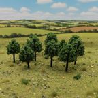 OO Scale Finished Avenue Trees - 2cm (10 pack)