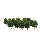 OO scale finished avenue trees 3cm ten pack