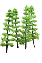 OO scale tall layered trees two pack