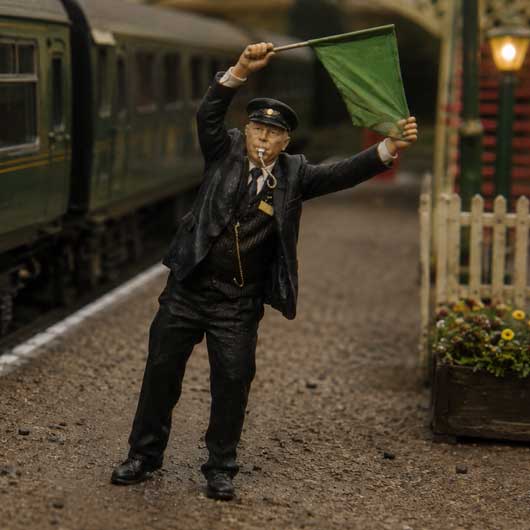 OO Scale Ready to Paint Steam Railway Workers (4 Pack)
