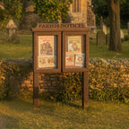 OO Scale Ready to Paint Parish Noticeboard