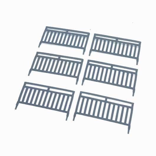 OO Scale Ready to Paint Pedestrian Railing - Wide