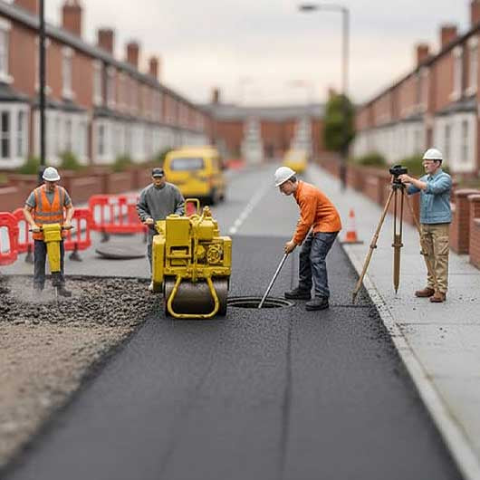 OO Scale Ready to Paint Modern Road Workers Bundle (4 Pack)
