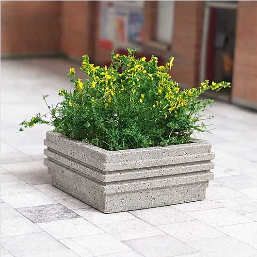 Ready to Paint Civic Flower Planter - Square (3 pack)