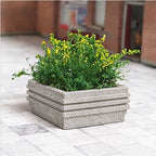 Ready to Paint Civic Flower Planter - Square (3 pack)
