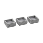 Ready to Paint Civic Flower Planter - Square (3 pack)