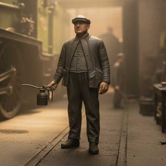 OO Scale Ready to Paint Steam Railway Workers (4 Pack)