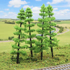OO Scale Tall Layered Trees (5 pack)