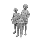 OO Scale Ready to Paint 1950s Children Standing