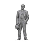 OO Scale Ready to Paint 1950s Wedding Guest Holding a Trilby Hat