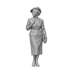 OO Scale Ready to Paint 1950s Wedding Guest in Two-Piece Suit and Fancy Hat