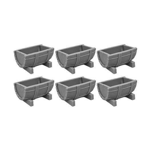 Ready to Paint Whiskey Barrel Planter (6 pack)