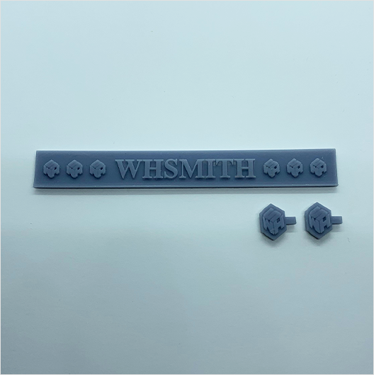 OO Scale | 1975 Whsmith Shop Sign Set (2 piece)