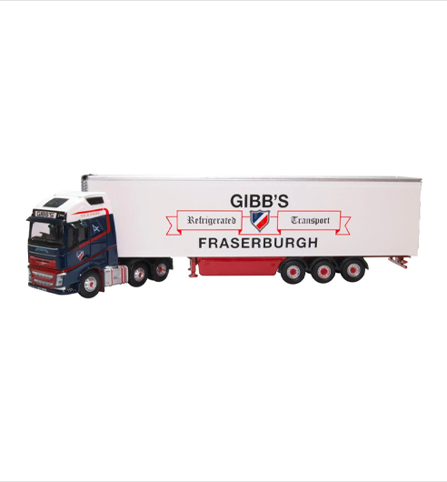 OO Scale | Gibbs of Fraserburgh Volvo FH4 Gxl Fridge Trailer