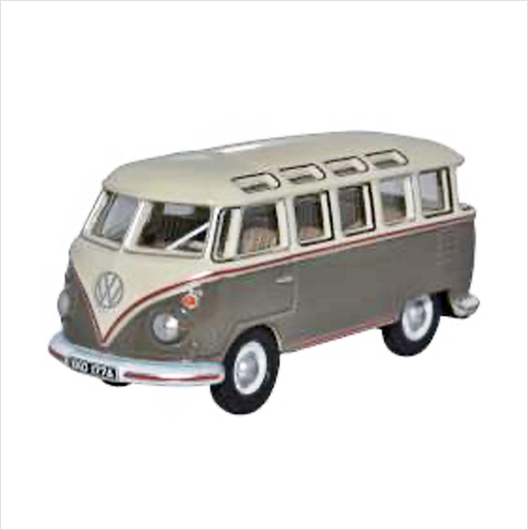OO Scale | Volkswagen T1 Samba Bus Grey and Pearl White