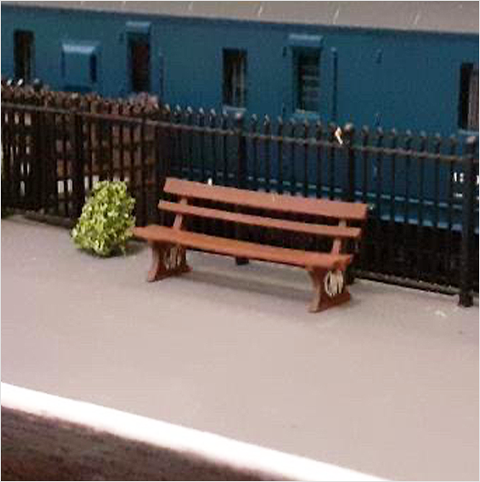 OO Scale | Ready to Paint | Great Western Railway (GWR) Bench — Model ...