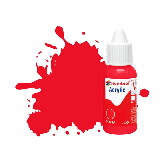Gloss Acrylic Paint No 19 Red