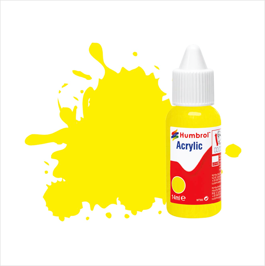 Gloss Acrylic Paint No 69 Yellow