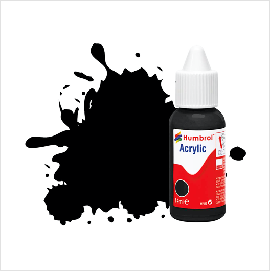 Matt Acrylic Paint No 33 Black