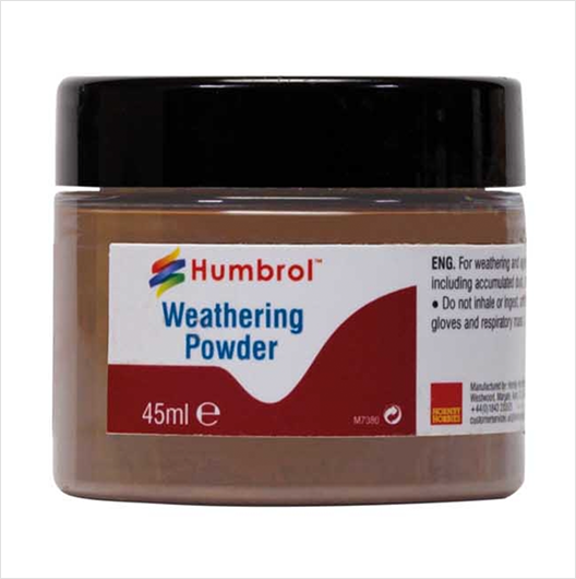 Polvere per l'invecchiamento Humbrol - Ruggine scura - 45 ml