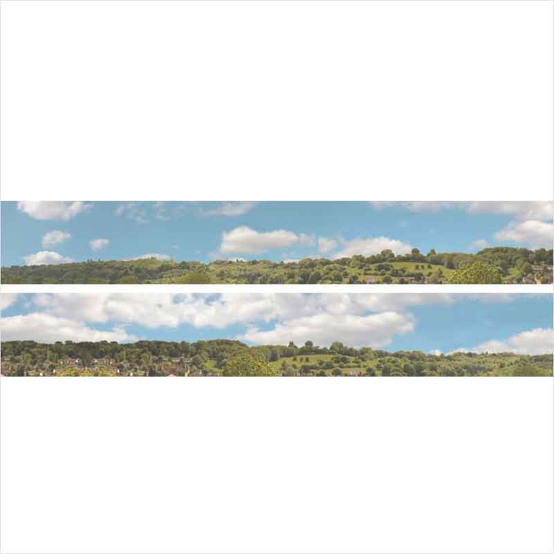 N Scale Suburbs Backscene - ID115NB