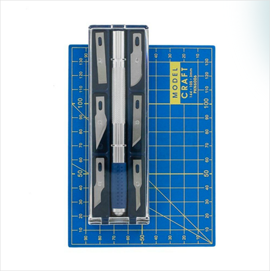 Modelcraft Craft Knife Set and Cutting Mat