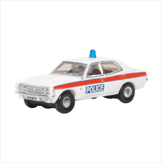 OO Scale | Devon and Cornwall Police Ford Cortina Mk III