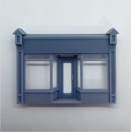N Scale | Victorian Shopfront - Type 5 - Unbranded (2 pieces)