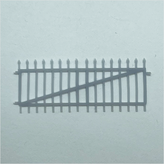 OO Scale | Spear Top Double-Width Gate (1 pack)