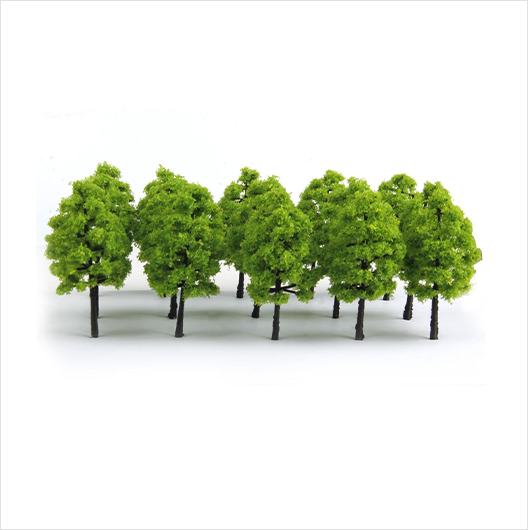 OO Scale | 17.5 Foot Light Green Tree (20 pack)