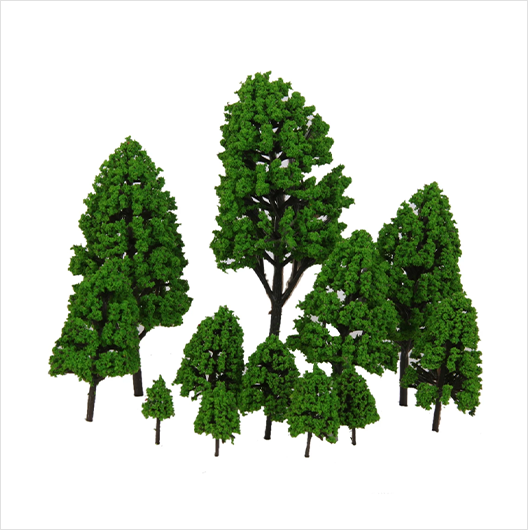 OO Scale | Poplar Tree - Mixed Size (12 pack)