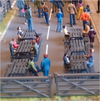 OO Scale | Ready to Paint | Picnic Bench with Plank Detail (6 pack)