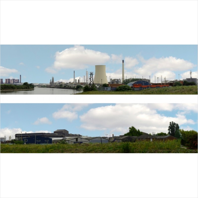 OO Scale Industrial Backscene - ID239A