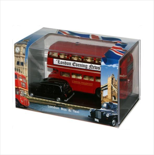 OO Scale | London Routemaster Bus and Taxi Gift Pack