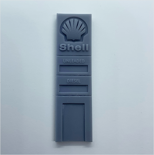 OO Scale | Shell Petrol Station Totem (1 piece)