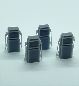OO Scale | 1960s Petrol Pump Without Branding (4 pack)