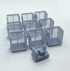 Scala OO | Carrello per attrezzatura universale per carrelli ferroviari British Rail (BRUTE)