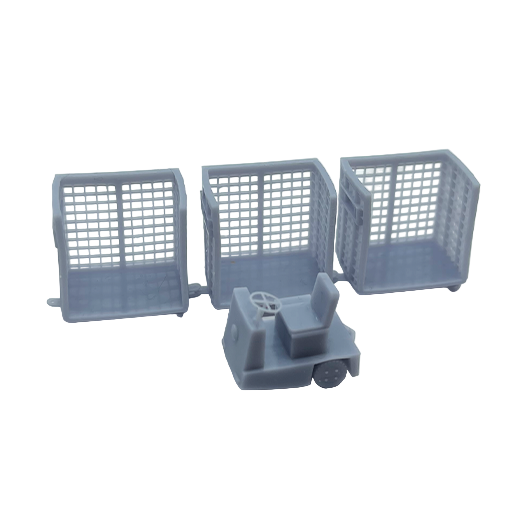 Scala OO | Carrello per attrezzatura universale per carrelli ferroviari British Rail (BRUTE)