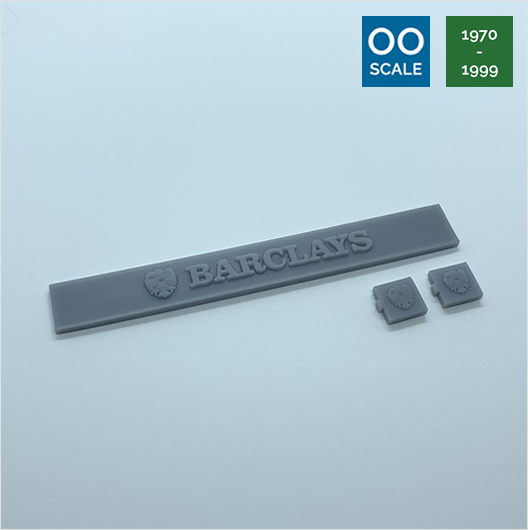 OO Scale | Barclays Sign Set (3 piece)