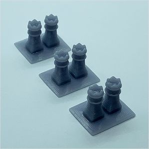 OO Scale | Chimney Pots - Type 4 (3 pack)