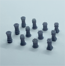 Load image into Gallery viewer, OO Scale | Chimney Pots - Mixed (12 pack)
