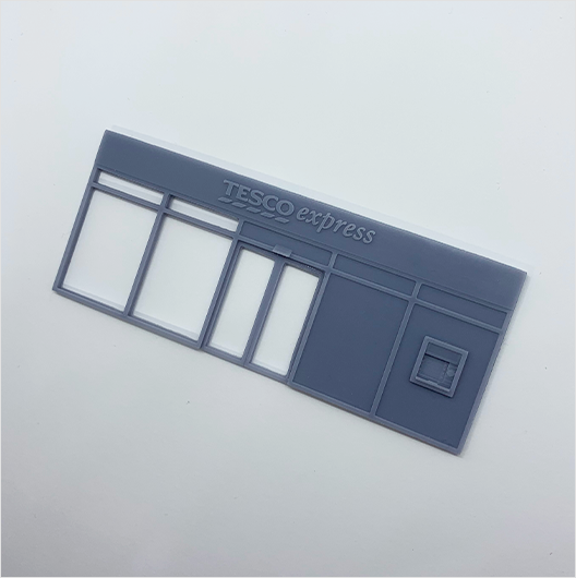 OO Scale | Convenience Store Shopfront - Type 1 - Tesco Express (1 piece)