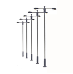 O Scale 3-Volt Double-Head Street Light (5 pack)