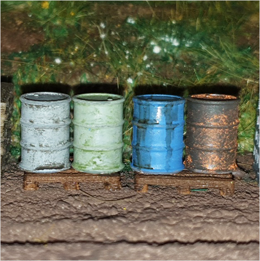 OO Scale | 45-Gallon Oil Drum (12 pack)