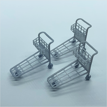 Load image into Gallery viewer, O Scale | Passenger Luggage Trolley (3 pack)
