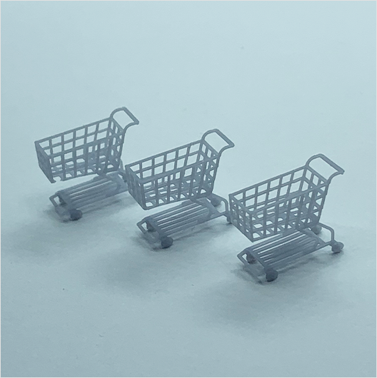 OO Scale | Shopping Trolley (3 pack)