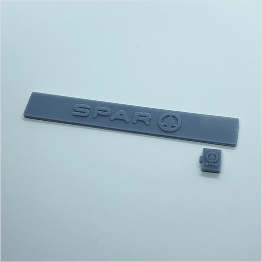 OO Scale | Spar Shop Sign (2 piece)